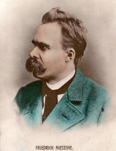 Portrait of Friedrich Nietzsche, German philosopher