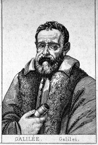 Portrait of Galileo Galilei dit Galilee (1564 - 1642) by Unknown artist