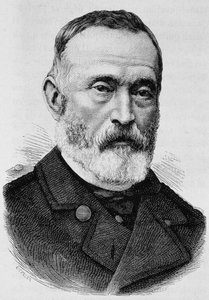 Portrait of General Clément Thomas (1809 - 1871). Engraving of the end of the 19th century in 