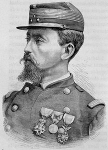 Portrait of General Crémer. 19th century engraving