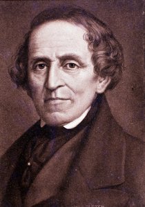Portrait of Giacomo Meyerbeer (engraving) by Unknown artist