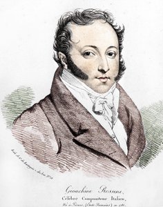 Portrait of Gioacchino Rossini (1792-1868) by Unknown artist