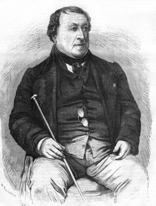 Portrait of Gioacchino Rossini (1792-1868).