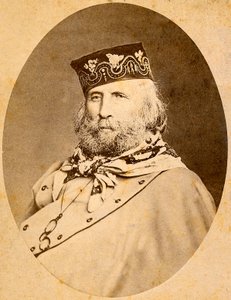 Portrait of Giuseppe Garibaldi, 1875 by Unknown artist