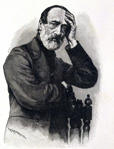 Portrait of Giuseppe Mazzini (1805 - 1872), Italian Patriot and Revolutionary by Unknown artist