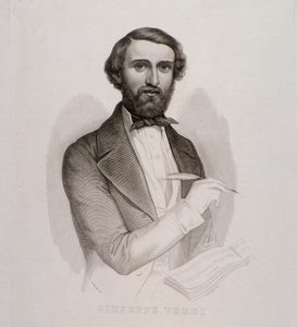 Portrait of Giuseppe Verdi (engraving)