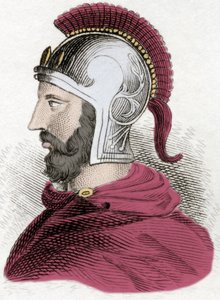 Portrait of Hannibal Barca (ca. 247-183 BC), Carthaginian general and statesman by Unknown artist