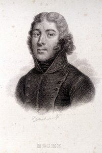 Portrait of Hoche, engraving of the 19th century