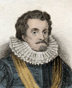 Portrait of James I, King of England and Ireland (or James VI, King of Scotland). 19th century engraving. by Unknown artist