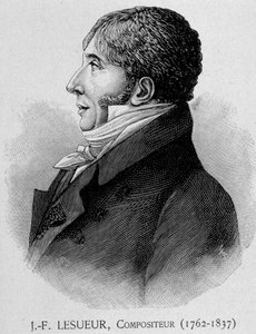 Portrait of Jean Francois Lesueur (1762 - 1837), French composer by Unknown artist