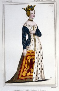 Portrait of Jeanne - Isabelle Stuart, Duchess of Brittany. by Unknown artist