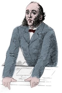Portrait of Jules Ferry (1832-1893), French politician. Engraving in Le Monde Illustré by Unknown artist
