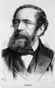Portrait of Lajos Kossuth (1802-1894), Hungarian politician