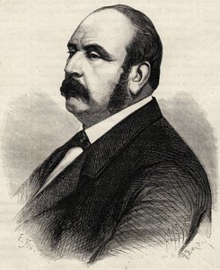 Portrait of Ledru Rollin (Ledru-Rollin) (1807-1874), French politician. Engraving of the 19th century