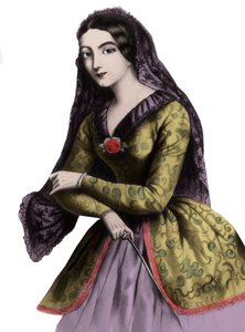 Portrait of Lola Montez, exotic dancer and courtesan by Unknown artist