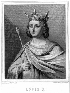 Portrait of Louis X le Hutin (1289 - 1316), King of France - in 