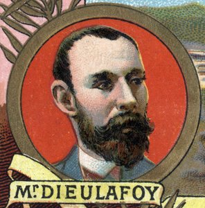 Portrait of Marcel Auguste Dieulafoy by Unknown artist
