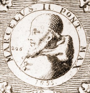 Portrait of Marcel II (1501 - 1555). by Unknown artist