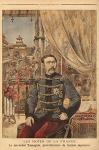 Portrait of Marechal Yamagata Aritomo (1838-1922), a Japanese soldier and politician, he commanded Japan