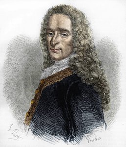 Portrait of Marie-François Arouet de Voltaire (1695-1778), French Writer by Unknown artist