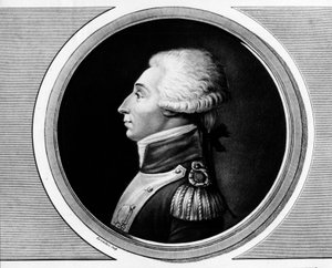 Portrait of Marie Gilbert Mottier, Marquis de La Fayette