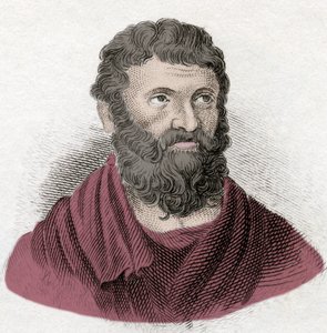 Portrait of Miltiades the Younger (540-489 BC), Athenian strategist and tyrant of Chersonese of Thrace (engraving) by Unknown artist