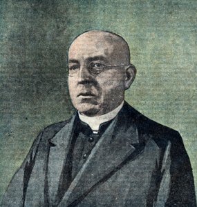 Portrait of Monsignor Ignaz Seipel (1876-1932), Chancellor of Austria, Illustration from 