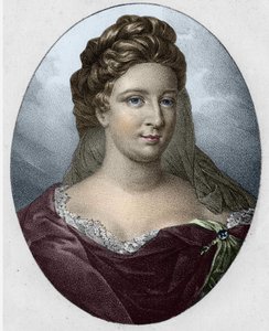 Portrait of Mrs. Antoinette Deshoulières (1634-1694) by Unknown artist