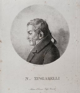 Portrait of Nicola Antonio Zingarelli