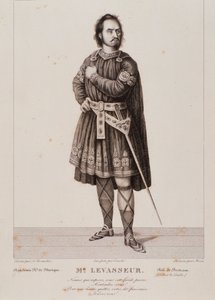 Portrait of Nicolas Prosper Levasseur as Bertram in the opera Robert le Diable (1831) by Unknown artist