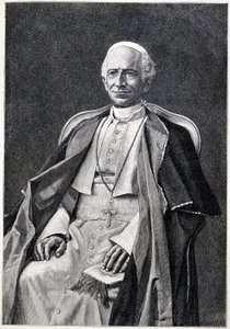 Portrait of Pope Leo XIII (1810-1903) by Unknown artist