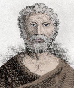 Portrait of Quintus Junius Rusticus, Stoicist philosopher (engraving) by Unknown artist