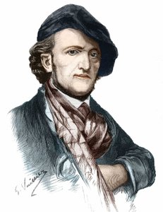 Portrait of Richard Wagner (1813-1883), German composer and playwright by Unknown artist