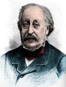Portrait of Stephen Heller (1813-1888) Hungarian pianist, teacher and composer - Engraving 1888 by Unknown artist