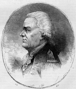 Portrait of the Count of Grasse (Francois Joseph Paul, Marquis de Grasse Tilly) (1722-1788), French admiral who participated in the American War of Independence (1775-1783). Engraving from 1881.