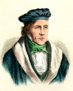 Portrait of the German philosopher Georg Wilhelm Friedrich Hegel (1770-1831) by Unknown artist