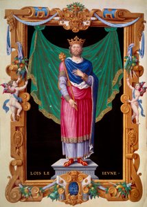 Portrait of the King of France Louis VII the Young by Unknown artist