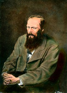 Portrait of the Russian writer Fedor Dostoievsky by Unknown artist