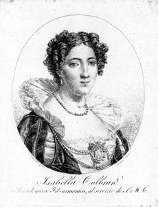 Portrait of the Spanish singer Isabelle Colbran (1785-1845)