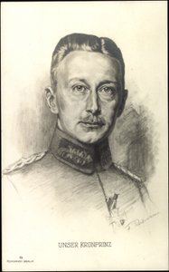 Portrait of Crown Prince Wilhelm of Prussia