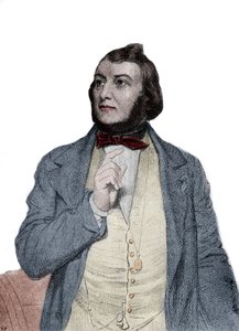 Portrait of the poet Jacques Boe, dit Jasmin (in Occitan Jacme Boer dit Gensemin or Jansemin)