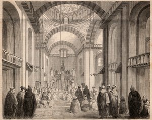 Prayers of Ramadan in the Great Mosque of Algiers in 1862