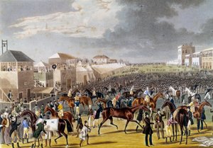 Preparations for an Epsom Race (Epsom Oaks: English Horse Race) by Unknown artist