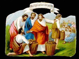 Propagation of loaves. 19th century chromolithography