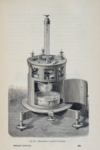 Quadrant electrometer by W. Thomson - in “La physique populaire” by Emile Desbeaux by Unknown artist