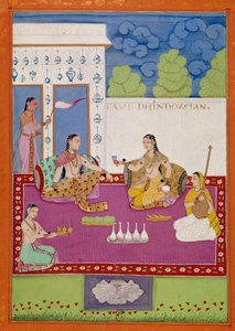 Representation of a Hindustan Woman at the Court of the Shah Alam by Unknown artist