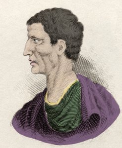 Representation of the Roman politician Lucius Cornelius Sulla (138-68 BC). Engraving of the 19th century by Unknown artist