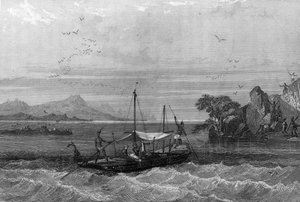 Robert Cavelier de La Salle (1643-1687) arrives at the mouth of the Mississippi, April 1675. In 