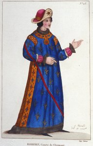 Robert of France, Count of Clermont. Capetian Prince. by Unknown artist