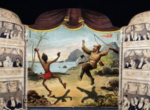 Robinson Crusoe and Friday by Unknown artist